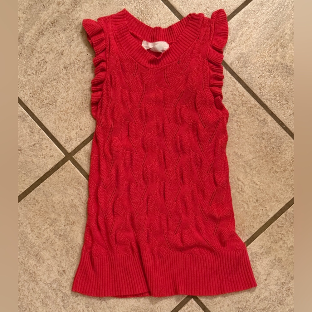 Dear John Vibrant Red Cowl Neck Sweater